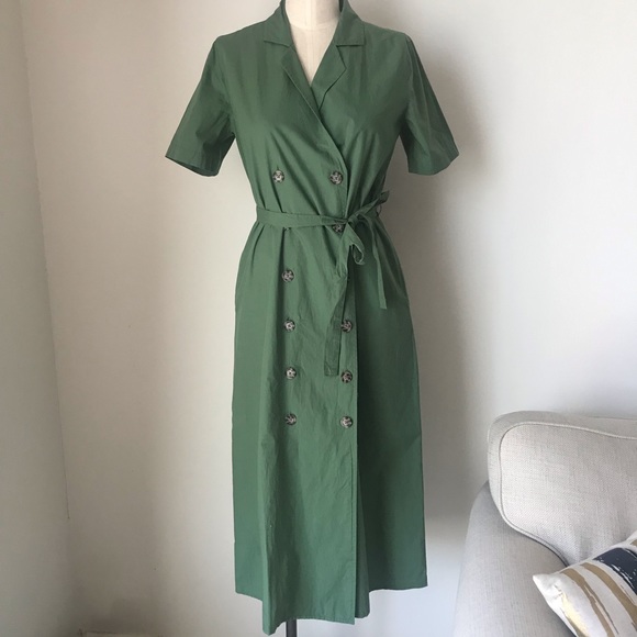 UO Holly Double Breasted Midi Shirt Dress - Picture 5 of 8
